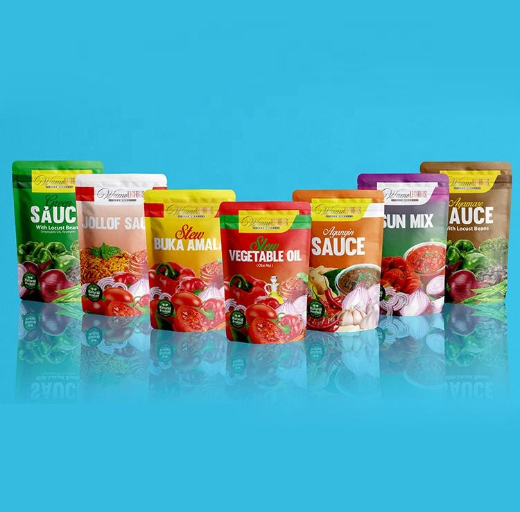 Wholesale Custom Printed Retort Pouch High Temperature Resistance Cooking Bag Picnic Heatable Food Packaging With Sauce Curry